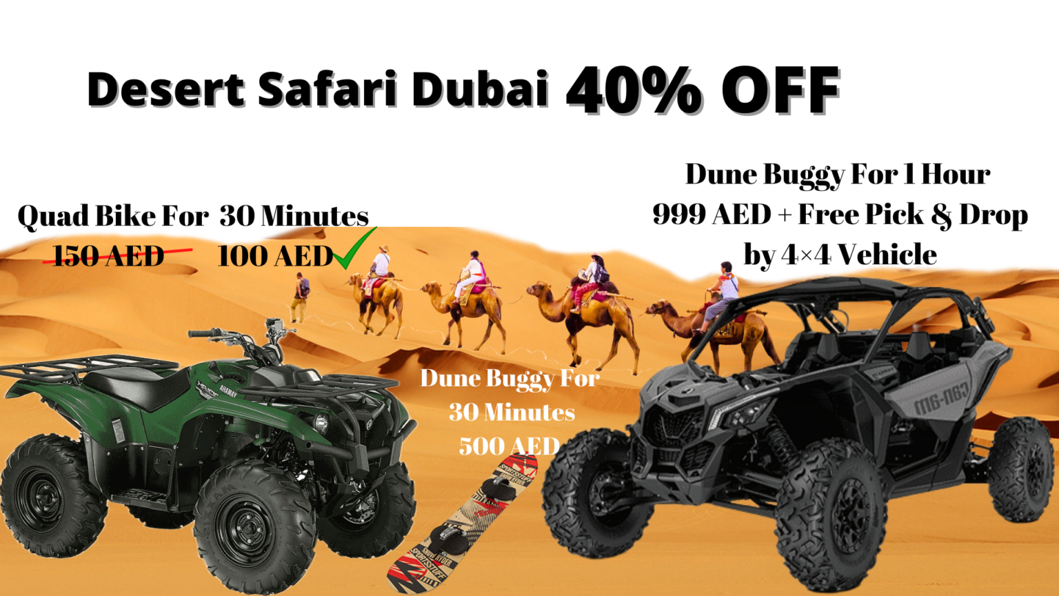 desert safari dubai package price